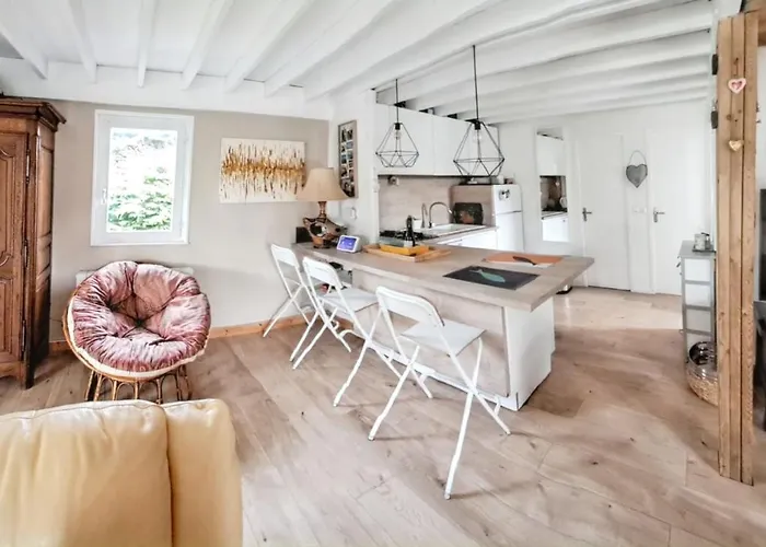 בית נופש Maison Charmante A Avec Jardin Clos Colleville-Montgomery